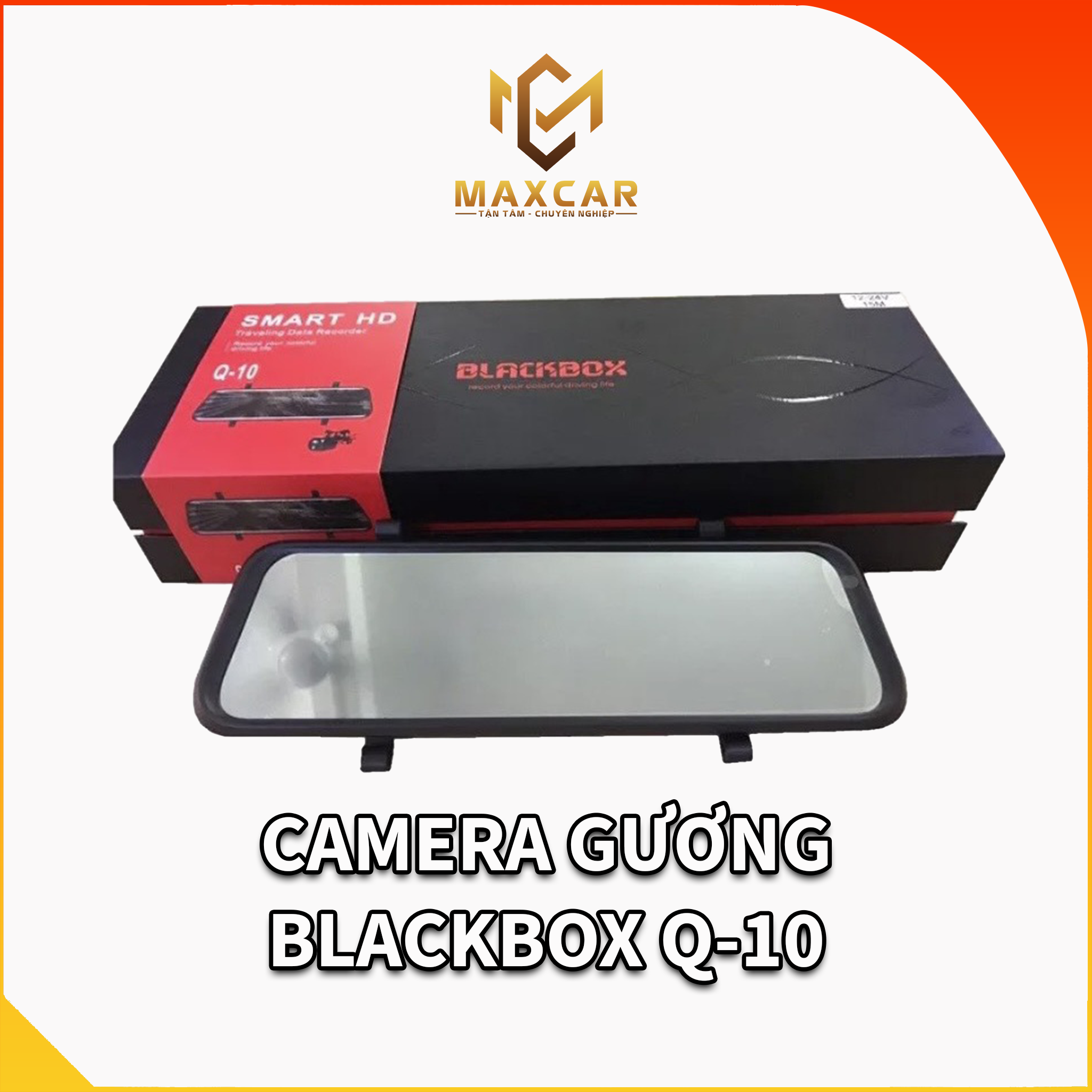 Camera gương Black Box Q10 cho tất cả các dòng xe tải 